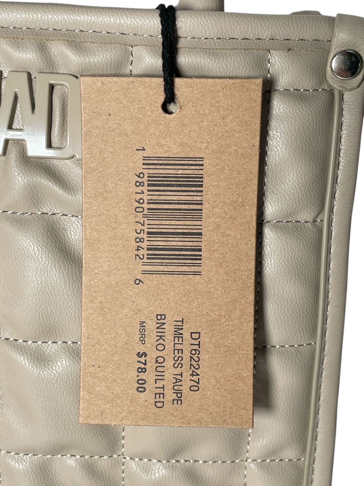 Bolsa Steve Madden con Diseño Acolchado - Correas Ajustables